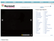 Tablet Screenshot of dermnet.com